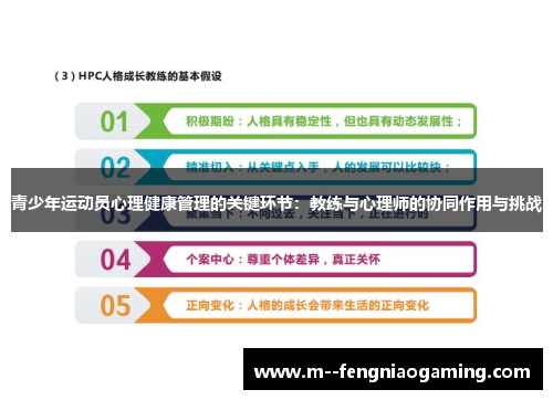 青少年运动员心理健康管理的关键环节：教练与心理师的协同作用与挑战
